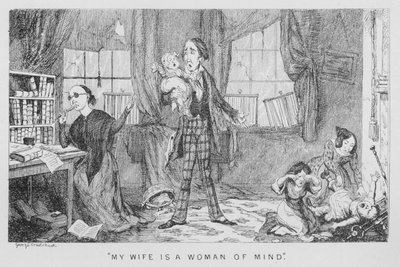 ?Moje žena je žena mysli? od George Cruikshank