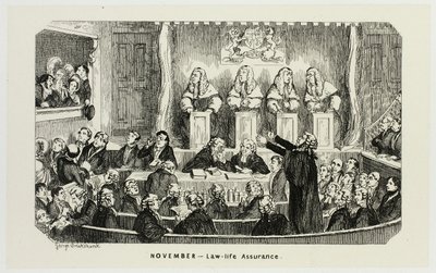 Listopad - Law-Life Assurance from George Cruikshank