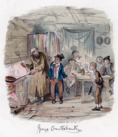 Oliver Twist, c1838. od George Cruikshank