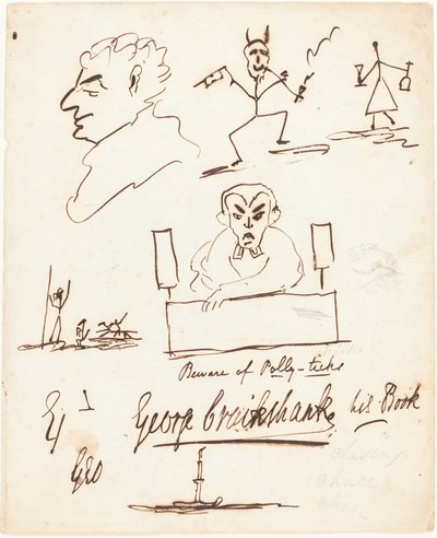 Satirické skici od George Cruikshank