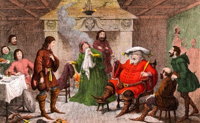 Scéna z Henery IV, kterou napsal Shakespeare (chomo) od George Cruikshank