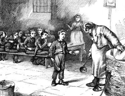 Scéna z Olivera Twista od Charlese Dickense, 1871 od George Cruikshank