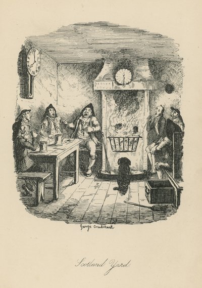 Scotland Yard od George Cruikshank od George Cruikshank