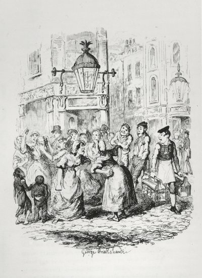 Sedm čísel, kolem roku 1836 od George Cruikshank