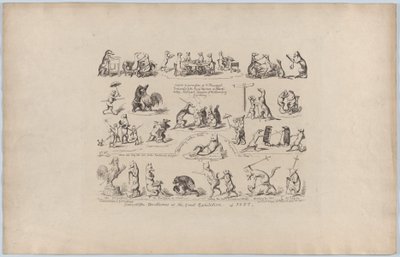 Některé z Drolleries z Velké výstavy, 1851., 1851. od George Cruikshank