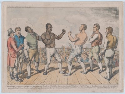 Bitva mezi Cribbem a Molineaux, 28. září 1811, 3. října 1811, 3. října 1811. od George Cruikshank