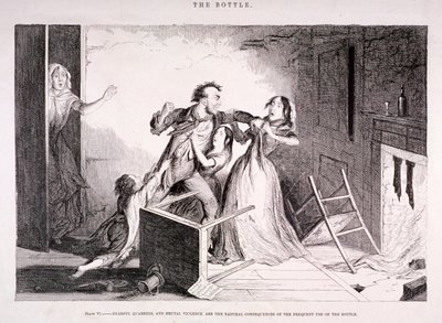 "Láhev", 1847 od George Cruikshank