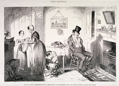"Láhev", 1847 od George Cruikshank
