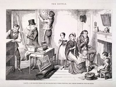 "Láhev", 1847 od George Cruikshank