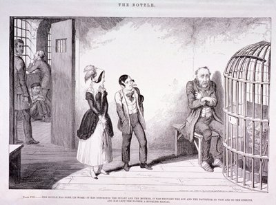 "Láhev", 1847 od George Cruikshank