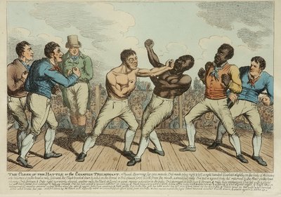 Vítězný konec bitvy (barevný lept) od George Cruikshank