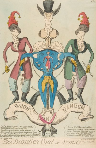 The Dandies Coat of Arms, 28. března 1819., 28. března 1819. od George Cruikshank