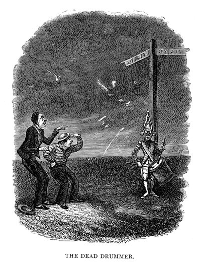 Mrtvý bubeník, 1840 od George Cruikshank