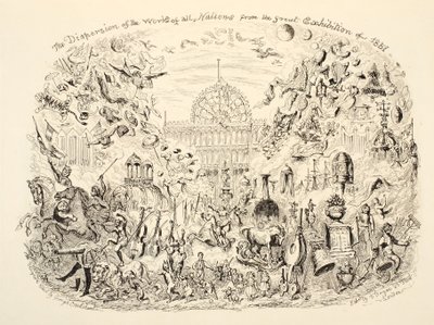 Rozptyl děl všech národů z Velké výstavy 1851, vyd. 1851 od George Cruikshank