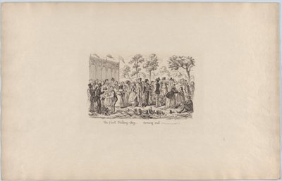 První šilinkový den vyšel, 1851., 1851. od George Cruikshank