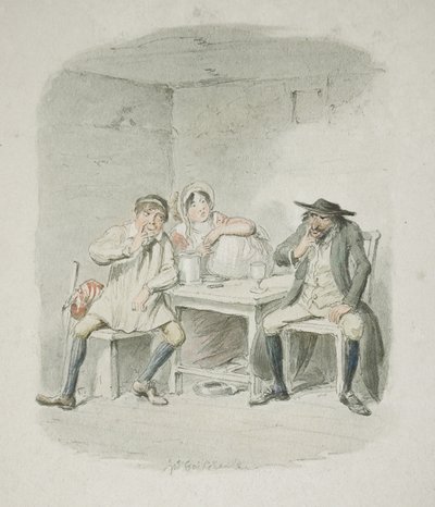 Žid a Morris Bosle si začínají rozumět od George Cruikshank