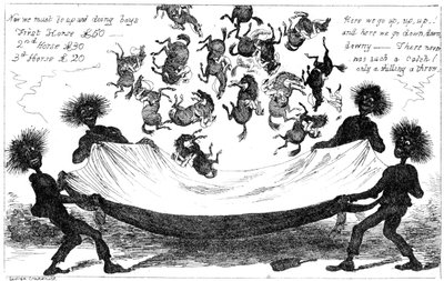 The Monster Sweeps, toss Up for the Derby, 19. století. od George Cruikshank