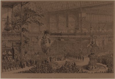 Zahájení Velké průmyslové výstavy všech národů, 1. května od George Cruikshank