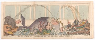 Princ velryb nebo rybář v Anchor, 1. května 1812. od George Cruikshank