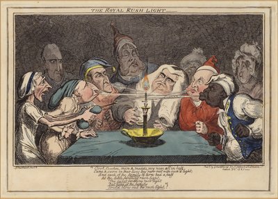 Royal Rush Light od George Cruikshank