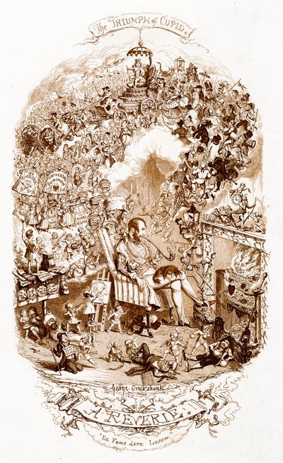 Triumf Amor, 19. století. od George Cruikshank