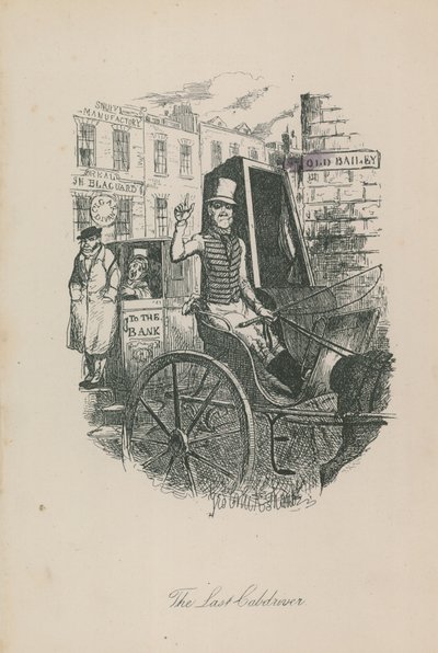 Poslední taxikář od George Cruikshank
