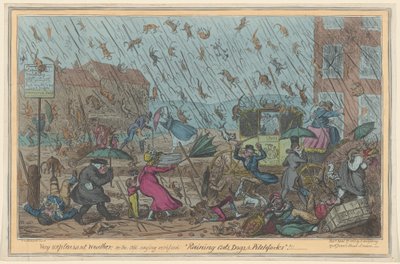 Velmi nepříjemné počasí od George Cruikshank