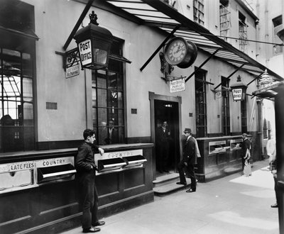 Lombard Street Post Office, City of London, c konec 19.-začátek 20. století od George Davison Reid