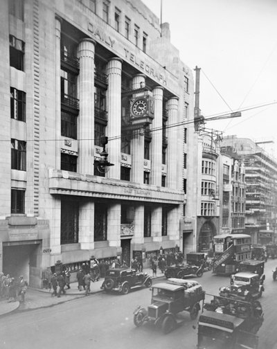 Budova Daily Telegraph, Fleet Street, City of Westminster, Londýn, počátek 30. let 20. století. od George Davison Reid