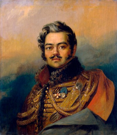 Denis Davydov, ruský voják a básník, c1828. od George Dawe