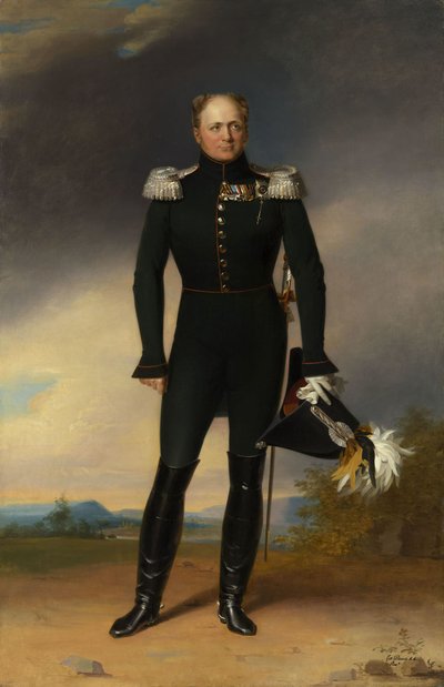 Portrét ruského cara Alexandra I. Ruského od George Dawe