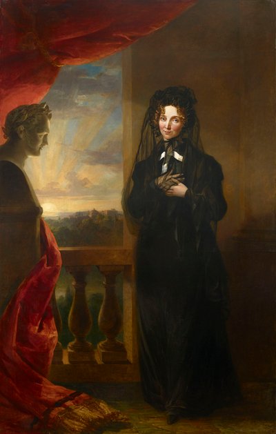 Portrét císařovny Alžběty Alexejevny 1779-1826 ve smutečních šatech, po roce 1825. od George Dawe