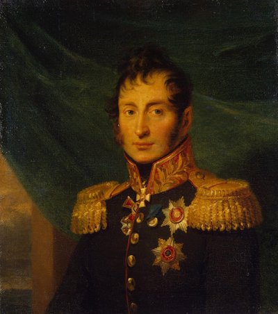 Portrét Nikolaje Alexejeviče Tučkova 1765-1812, před rokem 1825 od George Dawe