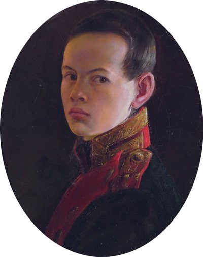 Portrét korunního prince Alexandra Nikolajeviče 1818-1881 od George Dawe
