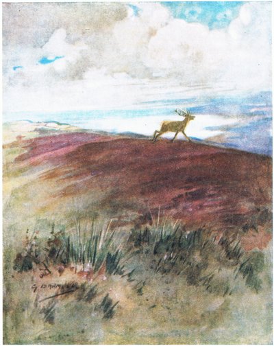 Vzduch byl blízko a těžký, když klusal dolů z hřebene (barva litho) od George Denholm Armour