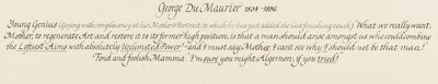 Algernon, mladý génius a jeho milá a pošetilá máma, 1879 od George du Maurier