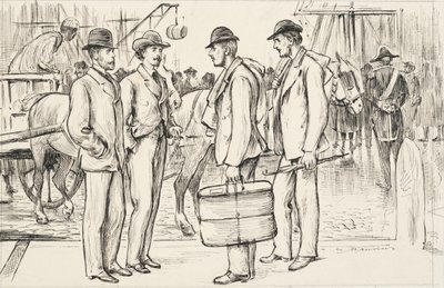 Setkání v přístavu od George du Maurier