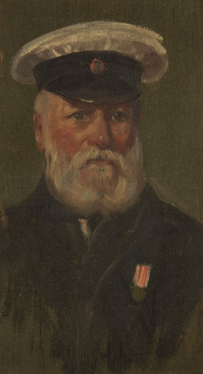 Portrét C. Clothiera, 6., kolem roku 1920 (olej na panelu) od George Edmund Butler