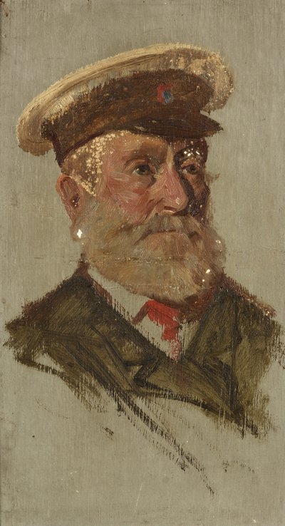 Portrét C. Denta, 39., kolem roku 1920 (olej na panelu) od George Edmund Butler