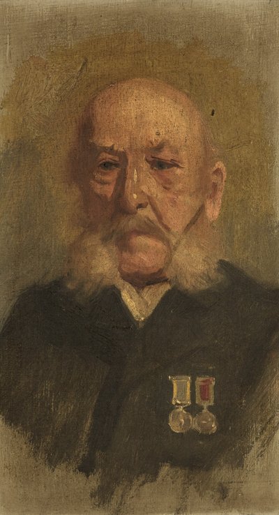 Portrét A. Pipette, RAc. 1920 (olej na panelu) od George Edmund Butler