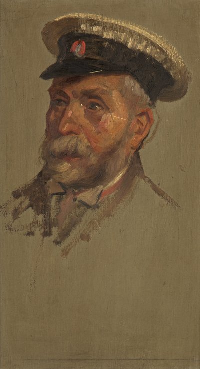 Portrét L. Andrewse, 30th, c. 1920 (olej na panelu) od George Edmund Butler
