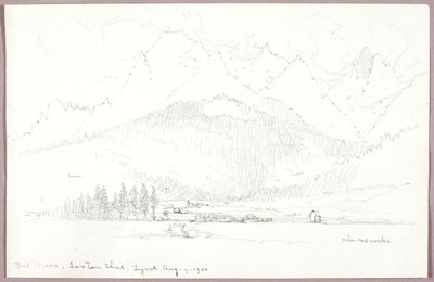 Bad Moos, Sexten Thal, Tyrolsko od George Elbert Burr