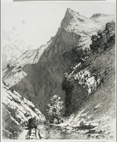 Kaňon Bear Creek, Denver, Colorado od George Elbert Burr