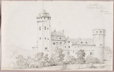 Zámek Oberlahnstein, Rýn od George Elbert Burr