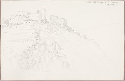 Zámek Rheinfels, St. Goar od George Elbert Burr