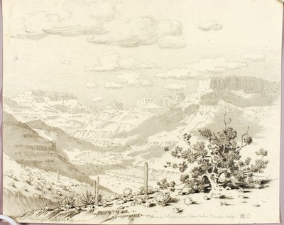 Stíny mraků, Apache Trail, Arizona od George Elbert Burr