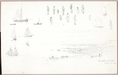 Criccieth, Severní Wales od George Elbert Burr