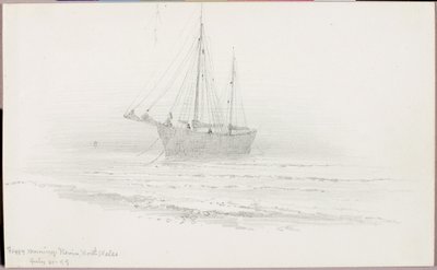 Mlhavé ráno, Nevin, Severní Wales od George Elbert Burr