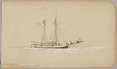 Dřevařská loď, Mackinac od George Elbert Burr