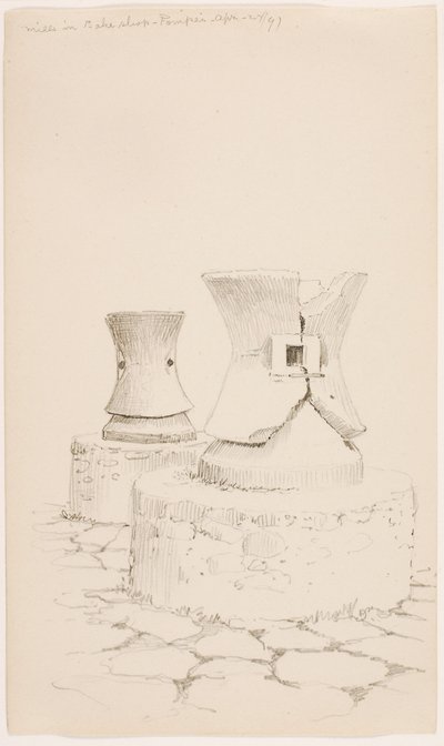 Mlýny v pekárně--Pompei od George Elbert Burr